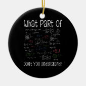 Welk deel van vergelijkingen begrijp je niet Wisku Keramisch Ornament (Voorkant)