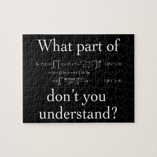 Welk deel van... Wit in het donker Legpuzzel (Horizontaal)