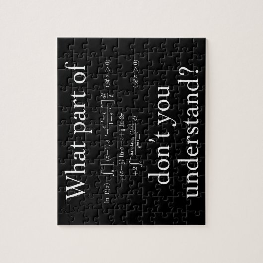 Welk deel van... Wit in het donker Legpuzzel (Verticaal)