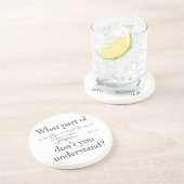 Welk deel van... zandsteen onderzetter (Zijkant)