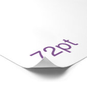 Welk lettertype? 72 punt Helvetica Poster (Hoek)