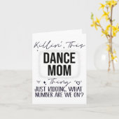 Welk nummer hebben we op Funny Dance Mam Kaart (Gele Bloem)