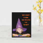 Welk onderwerp in school thi… kaart (Gele Bloem)