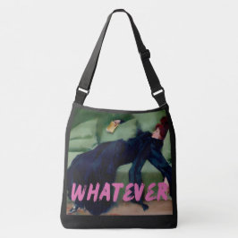 Welk Portret Pink Graffiti Vrouwen Crossbody Tas