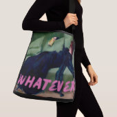 Welk  Portret Pink Graffiti Vrouwen Crossbody Tas (Dichtbij)