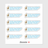 Welk Shell Return Address Stickers (Vel)