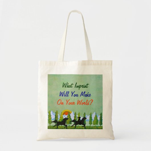 Welke Afdruk u zal maken Tote Bag (Voorkant)