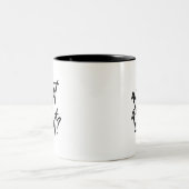 Welke dag is het met de hand geschreven tweekleurige koffiemok (Center)