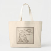Welke dag is het vandaag? grote tote bag (Voorkant)