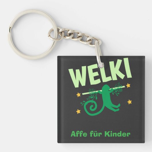 Welke der Affe  Sleutelhanger (voorkant)