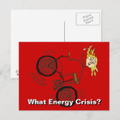 Welke energiecrisis? Ride a Bike! Briefkaart (Voorkant / Achterkant)