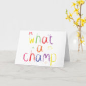 Welke Gelukwensen een Champ Kaart (Gele Bloem)