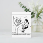 Welke grote gebitten hebt u? briefkaart (Staand voorkant)