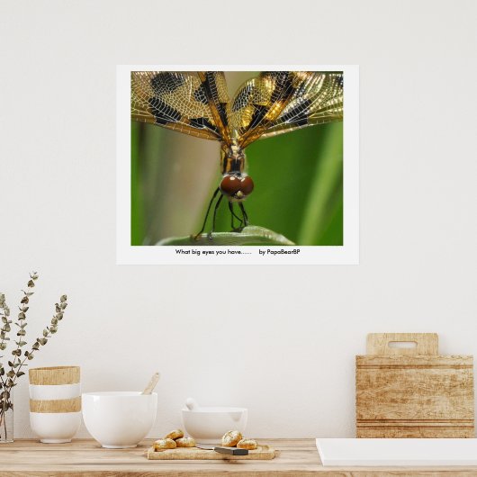 Welke grote ogen heb je..... .. poster (Keuken)