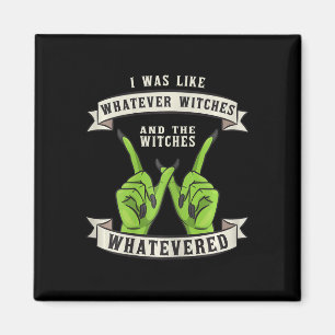 Welke heksen heks Wiccan kostuum plezier Halloween Magneet