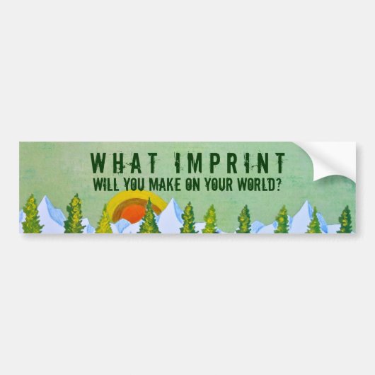Welke indruk maak jij bumpersticker (Voorkant)