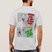 Welke is de service Dog? T-shirt (Achterkant)