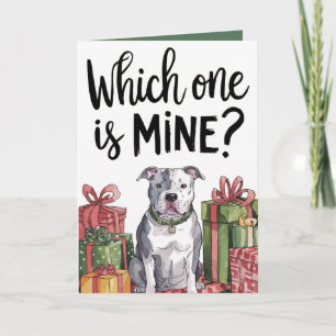 Welke is van mij   Kerstvakantiekaart (5x7) Kaart