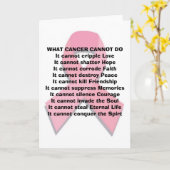 Welke Kanker niet kan doen Kaart (Gele Bloem)