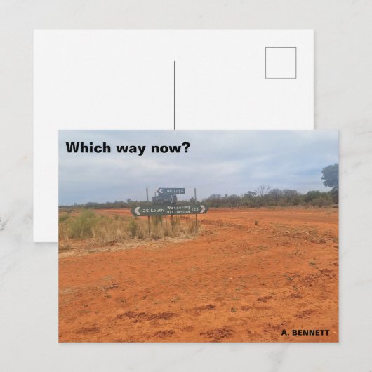 Welke kant nu op? briefkaart (Voorkant / Achterkant)