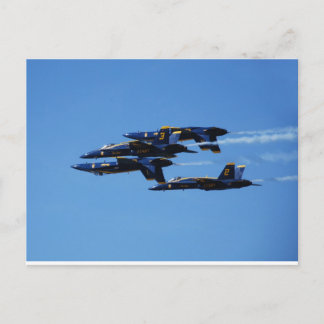 Welke kant op? Blue Angels  Briefkaart