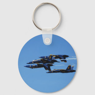 Welke kant op? Blue Angels Sleutelhanger