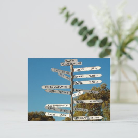 Welke kant op? briefkaart (Staand voorkant)