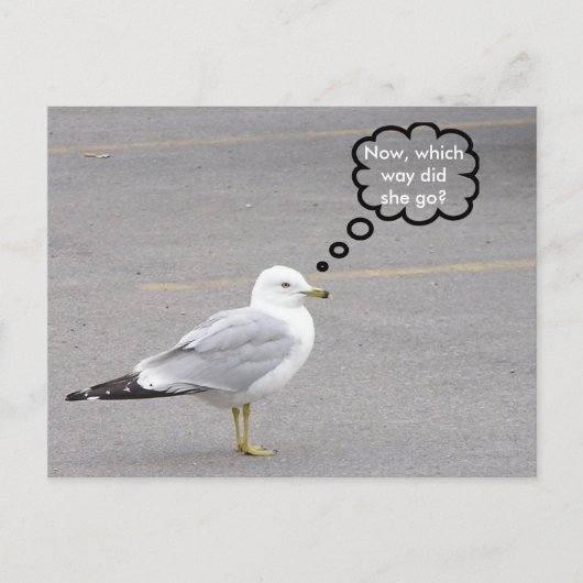 Welke kant op? briefkaart (Voorkant)