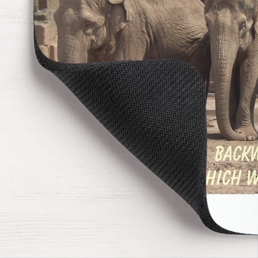 Welke kant op? muismat (Hoek)