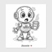 Welke karaktergebreken? – Grappig nuchterheid cade Sticker (Vel)