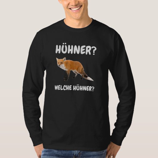 Welke kippen vossen meme t-shirt (Voorkant)