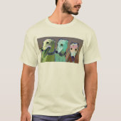"Welke kleur heeft het konijn?" T Shirt (Voorkant)
