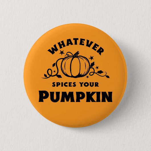 Welke kruiden uw pompoen - Herfst Button (Voorkant)