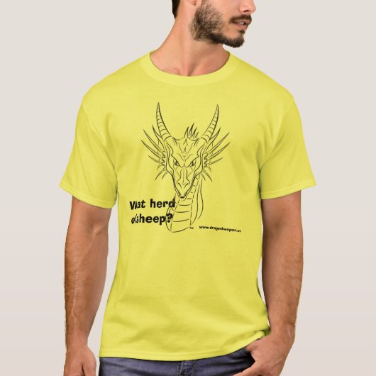 Welke kudde schapen? t-shirt (Voorkant)