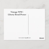 Welke? Liberty Bond WW1  Briefkaart (Achterkant)