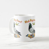 Welke manier is Thuis? Pigeon Art Koffiemok (Voorkant links)