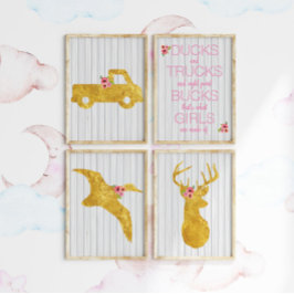 Welke meisjes zijn gemaakt van een Nursery Art Pri Poster