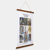 Welke middeleeuwse kat ben jij vandaag? hangend wandkleed (Gebogen)