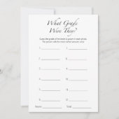 Welke rang waren ze minimalistische Vrijgezellenfe Kaart (Voorkant)