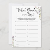 Welke rang waren ze Vrijgezellenfeest spel Kaart (Voorkant)