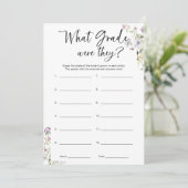 Welke rang waren ze Vrijgezellenfeest spel Kaart (Staand voorkant)