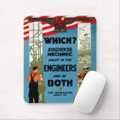 Welke? Soldaat of mechanisch Muismat (Met muis)