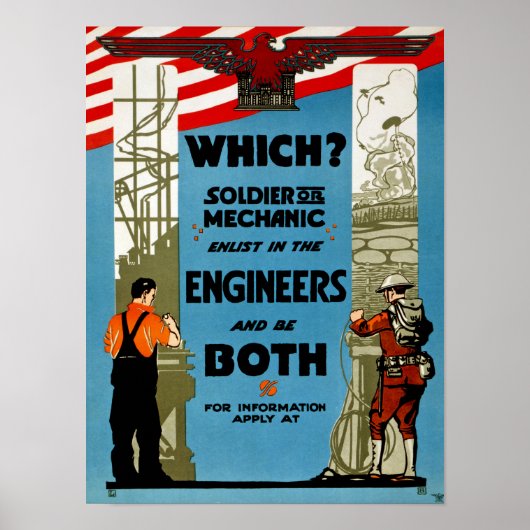 Welke? Soldaat of mechanisch Poster (Voorkant)
