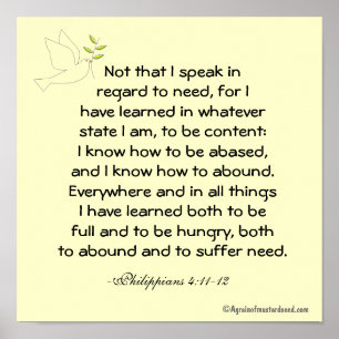 Welke staat ik ook heb... Bijbelprijsopgave gebed Poster