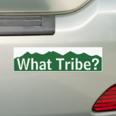 Welke stam? bumpersticker (Op auto)