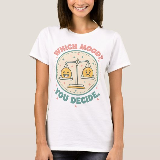 Welke stemming? Jij beslist T-shirt (Voorkant)