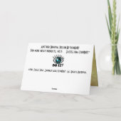 Welke Van Gogh niet het wist (Lege Kaart) Kaart (Achterkant)