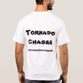 Welke weg naar OZ - Tornado Chaser T-shirt (Achterkant)