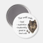 Welke Wolf ga je eten? Motivatie prijsopgave Magneet (Voorkant / Achterkant)