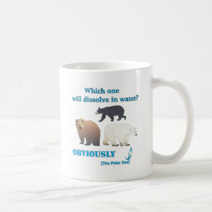 Welke zal er in de waterpolarenchemie oplossen? koffiemok